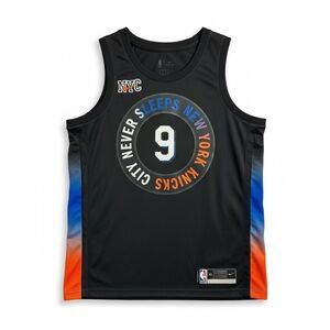 Nike Black Basketball Jersey with Colorful NYC Design
